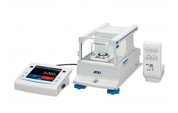 AND Weighing BA-6DTE Micro Balance with Touch Screen Display, Automatic Doors and Internal Calibration, 6.2 g x 0.01 mg - Machine Horizon