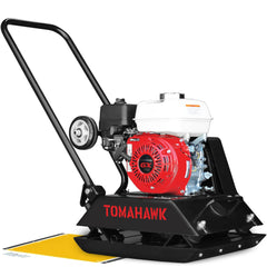 Tomahawk 5.5 HP Honda Vibratory Plate Compactor Tamper for Ground, Gravel, Dirt, Asphalt, Compaction - Machine Horizon
