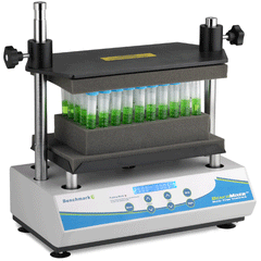 Benchmark BV1010 BenchMixer XL Multi-Tube Vortexer, 115V Includes, 50 x 12mm tube rack - Machine Horizon