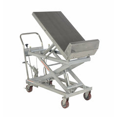 Vestil Steel Lift and Tilt Carts with Sequence Select 22 In. x 33-1/2 In. 1000 Lb. Capacity Blue-CART-1000-LT-PSS