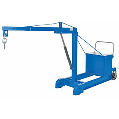 Vestil Vestil Steel DC Counter Balance Floor Crane 2000 Lb. Capacity Blue-CBFC-2000-DC -CBFC-500-AIR