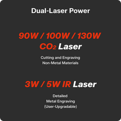 OneLaser Cobra™ 8 - Workshop Essential Laser Engraver/Cutter (90W Glass)