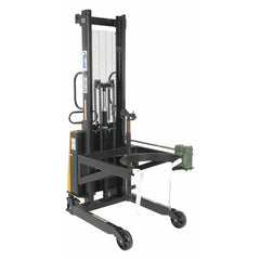 Vestil Steel DC Powered Drum Lifter/Rotator/Transporter 61 In. x 36-1/4 In. x 88 In. 550 Lb. Capacity Yellow - DRUM-LRT-DC