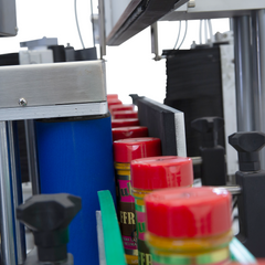 Jores Technologies Dual Automatic Label Applicator for Round and Flat Containers