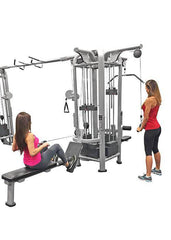 5 Stack Megatron Deluxe Jungle Gym 3 Colors - Muscle D Fitness - Commercial-Grade , Lat Pull, Low Row, Functional Column - Machine Horizon
