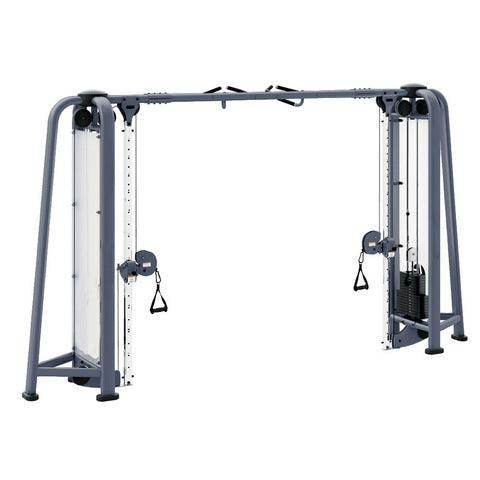 Megatron Deluxe Cable Crossover - Muscle D Fitness - 2 Functional Columns - Multi-Handle Pull-Up Bar - Selectorized Weight Adjustment - Machine Horizon