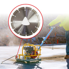 Tomahawk 6" Early Entry Green Concrete Saw with 3.5 HP Honda GX120 Engine - Machine Horizon