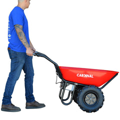Tomahawk Electric Utility Cart 40V Battery-Powered Wheelbarrow 570-lb. Bucket Capacity - Machine Horizon