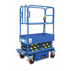 Vestil Steel Electric Order Picker 500 Lb. Capacity Blue-EOP-500