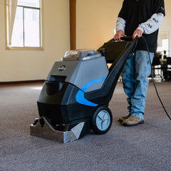 Tomahawk 3-in-1 Commercial Carpet Extractor Cleaner, 18” Width, 9 Gallon Dual Tanks, Dual 1000W Motors for Hotels, Offices & Upholstery
