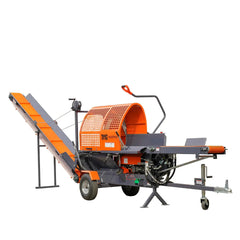 Firewood Log Splitter Processor Conveyor, 15" x 23" Log Capacity, 14 HP Kohler Engine, 18" STIHL Chainsaw, TMG-GLS20