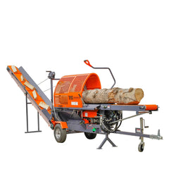 Firewood Log Splitter Processor Conveyor, 15" x 23" Log Capacity, 14 HP Kohler Engine, 18" STIHL Chainsaw, TMG-GLS20