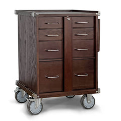 Pepetools Dark Oak 5-Drawer Roller Cabinet GI-R20-D - Gerstner International - Machine Horizon