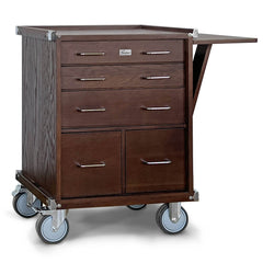 Pepetools Dark Oak 5-Drawer Roller Cabinet GI-R24-D - Gerstner International - Machine Horizon