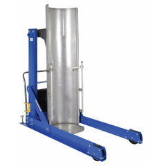 Vestil Stainless Steel Portable Hydraulic Drum Dumper 36 In. Dump Height 750 Lb. Capacity Blue/Silver-HDD-36-7-P-SSC