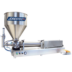 Jores Technologies High Viscosity Tabletop Paste Piston Filler with Ball Valve - 316 SS – 5000ml