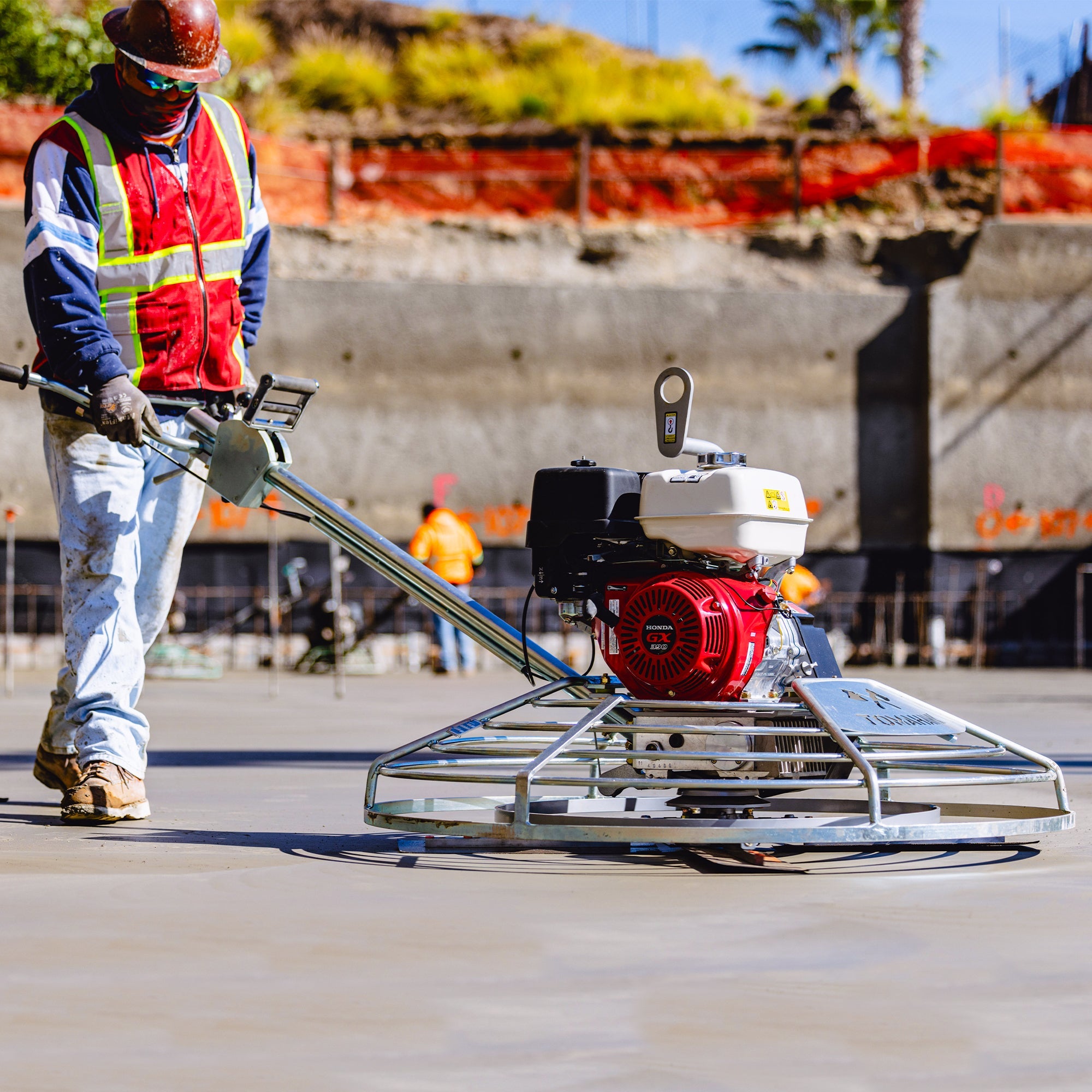 Tomahawk 36" Honda Concrete Fast Pitch Power Trowel with 9HP Honda GX270 Finishing Blades Finishing Tool - Machine Horizon Tomahawk 36" Honda Concrete Fast Pitch Power Trowel with 9HP Honda GX270 Finishing Blades Finishing Tool - Machine Horizon