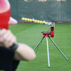 Heater Combo Baseball and Softball Pitching Machine with Auto Ball Feeder - Machine Horizon