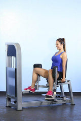 Dual Function Inner-Outer Thigh Combo - Muscle D Fitness - Seated - Adjustable - Pin Selectorized - Machine Horizon