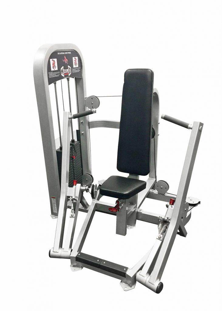 Classic Iso Lateral Chest Press - Muscle D Fitness - Adjustable - Seated Pin Selectorized Weight - Machine Horizon Classic Iso Lateral Chest Press - Muscle D Fitness - Adjustable - Seated Pin Selectorized Weight - Machine Horizon