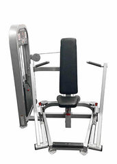 Classic Iso Lateral Chest Press - Muscle D Fitness - Adjustable - Seated Pin Selectorized Weight - Machine Horizon