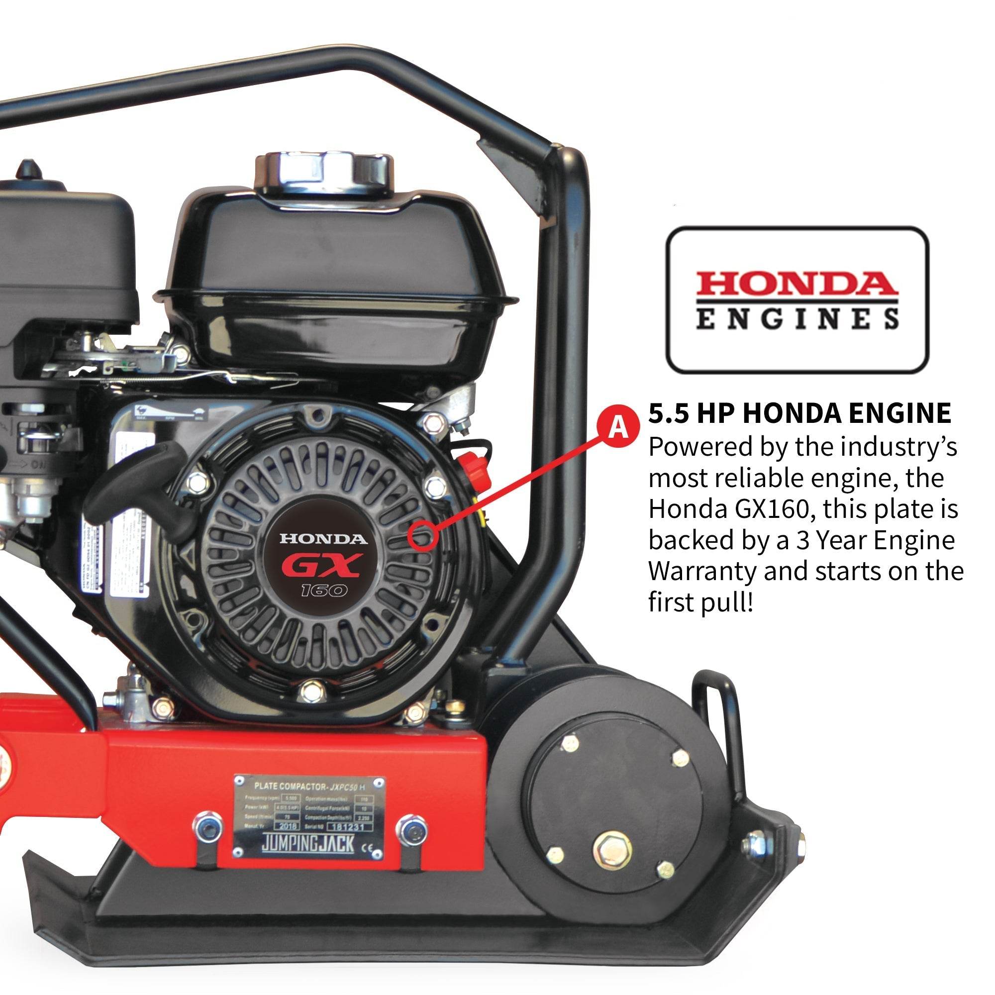 Tomahawk 5.5 HP Honda Vibratory Plate Compactor for Soil Compaction Tamper 3 Year Warranty - Machine Horizon Tomahawk 5.5 HP Honda Vibratory Plate Compactor for Soil Compaction Tamper 3 Year Warranty - Machine Horizon