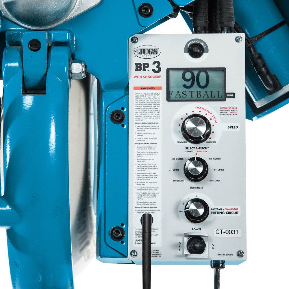 JUGS BP3 Baseball Pitching Machine with Changeup - Machine Horizon JUGS BP3 Baseball Pitching Machine with Changeup - Machine Horizon