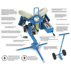 JUGS BP3 Softball Pitching Machine with Changeup - Machine Horizon