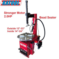 Katool KT-T810 Tire Changer w/ Bead Blaster, Max 24" Rim Clamping