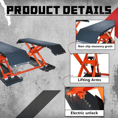 Katool KT-X85 8,000 Lbs Mid Rise Scissor Lift