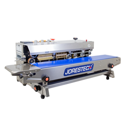 Jores Technologies Left to Right Stainless Steel Digital Continuous Band Sealer 800 with Coder