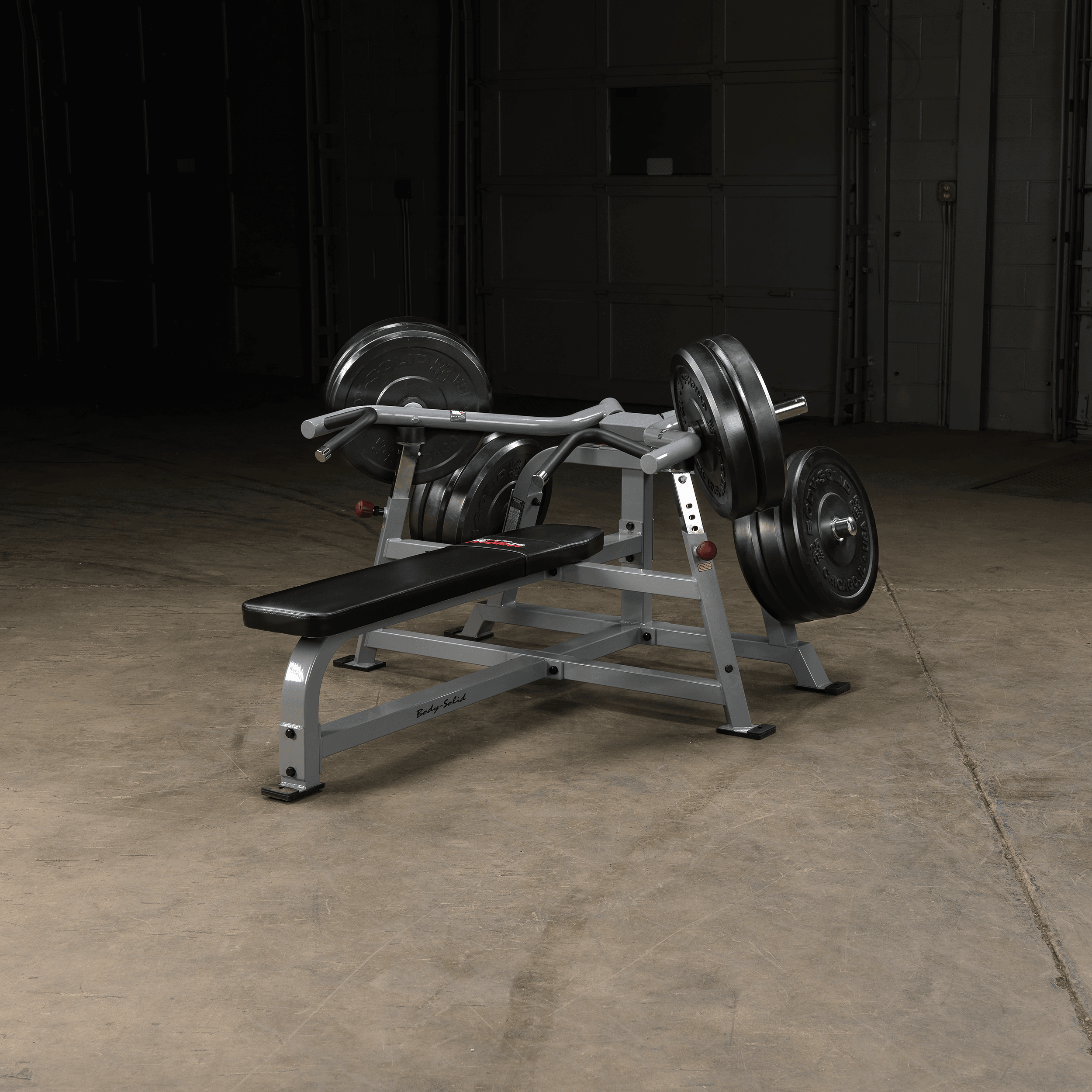 Body-Solid LVBP Leverage Bench Press Machine - Machine Horizon Body-Solid LVBP Leverage Bench Press Machine - Machine Horizon