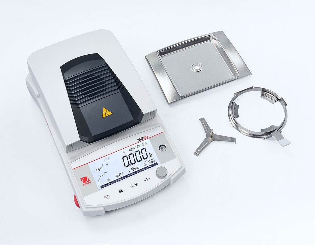 Ohaus MB62 Moisture Analyzers, 90g x 1 mg / 0.01% - Machine Horizon Ohaus MB62 Moisture Analyzers, 90g x 1 mg / 0.01% - Machine Horizon
