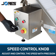 Jores Technologies Motorized Take Away Incline Conveyor