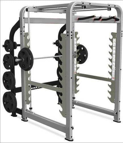 MAX Rack - NEW - Muscle D Fitness - Plate Load Multi-Dimensional Smith Machine - Weight Storage Pegs Included - Fnctional Chin Bar - Machine Horizon MAX Rack - NEW - Muscle D Fitness - Plate Load Multi-Dimensional Smith Machine - Weight Storage Pegs Included - Fnctional Chin Bar - Machine Horizon