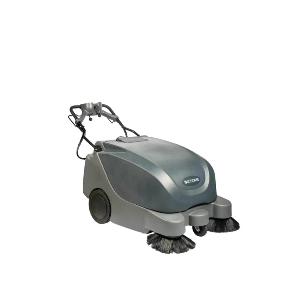 NaceCare 36″ Battery Sweeper – Traction Drive + Vacuum System + Dual Side Brooms - Machine Horizon