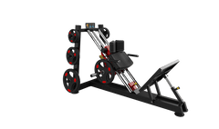 Power Leverage V2 Hack Squat / Calf Raise - Muscle D Fitness - Machine Horizon