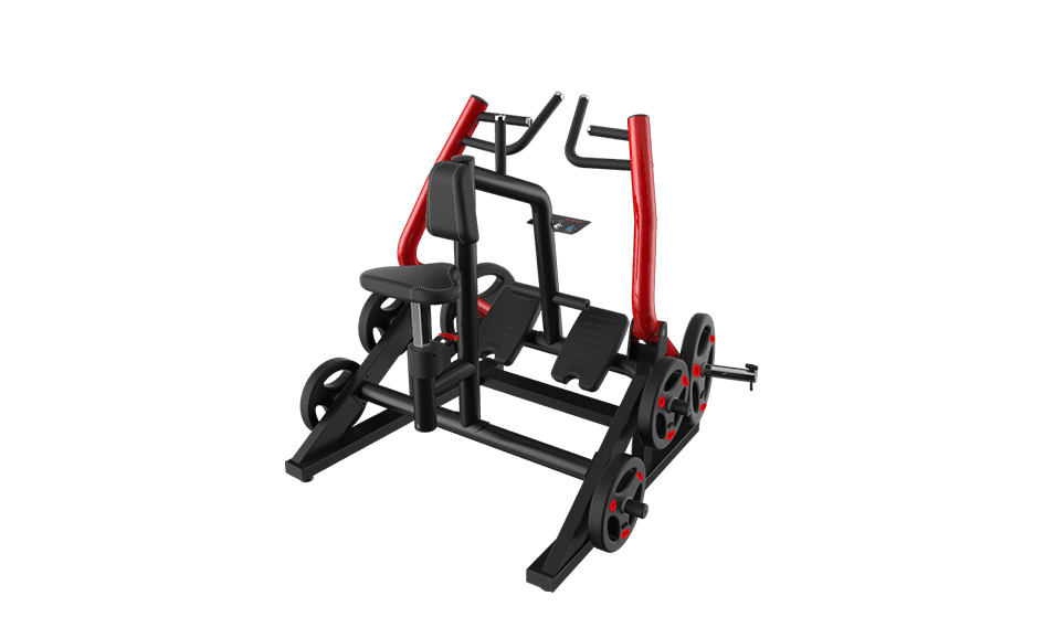 Power Leverage V2 Iso Lateral Seated Row - Muscle D Fitness - Machine Horizon