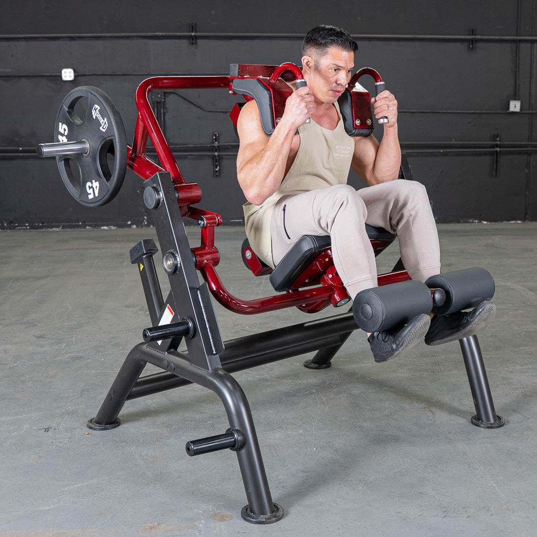 Power Leverage V2 Abdominal Crunch - Muscle D Fitness - Machine Horizon