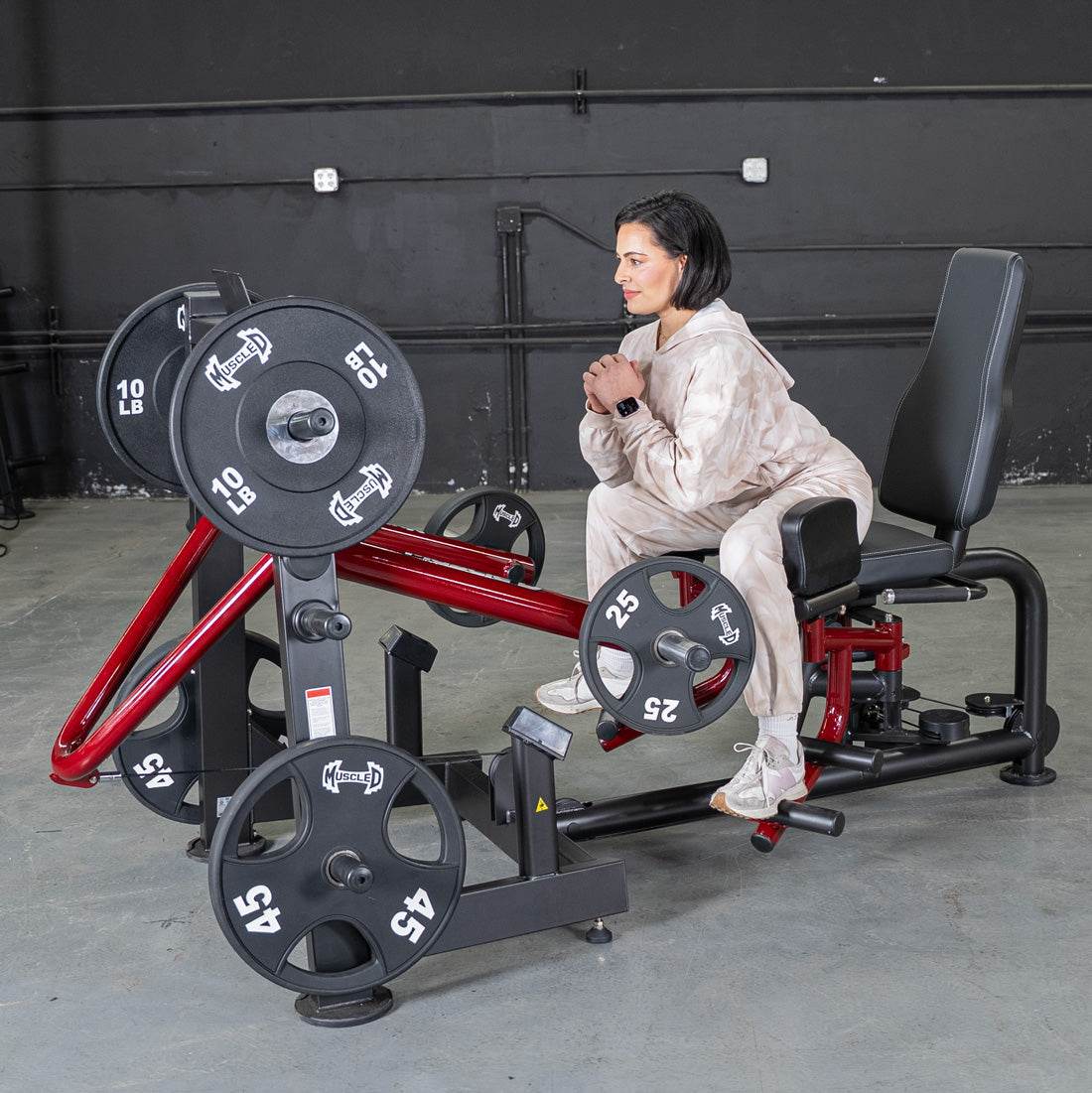 Power Leverage V2 Abductor/Adductor - Muscle D Fitness - Machine Horizon Power Leverage V2 Abductor/Adductor - Muscle D Fitness - Machine Horizon