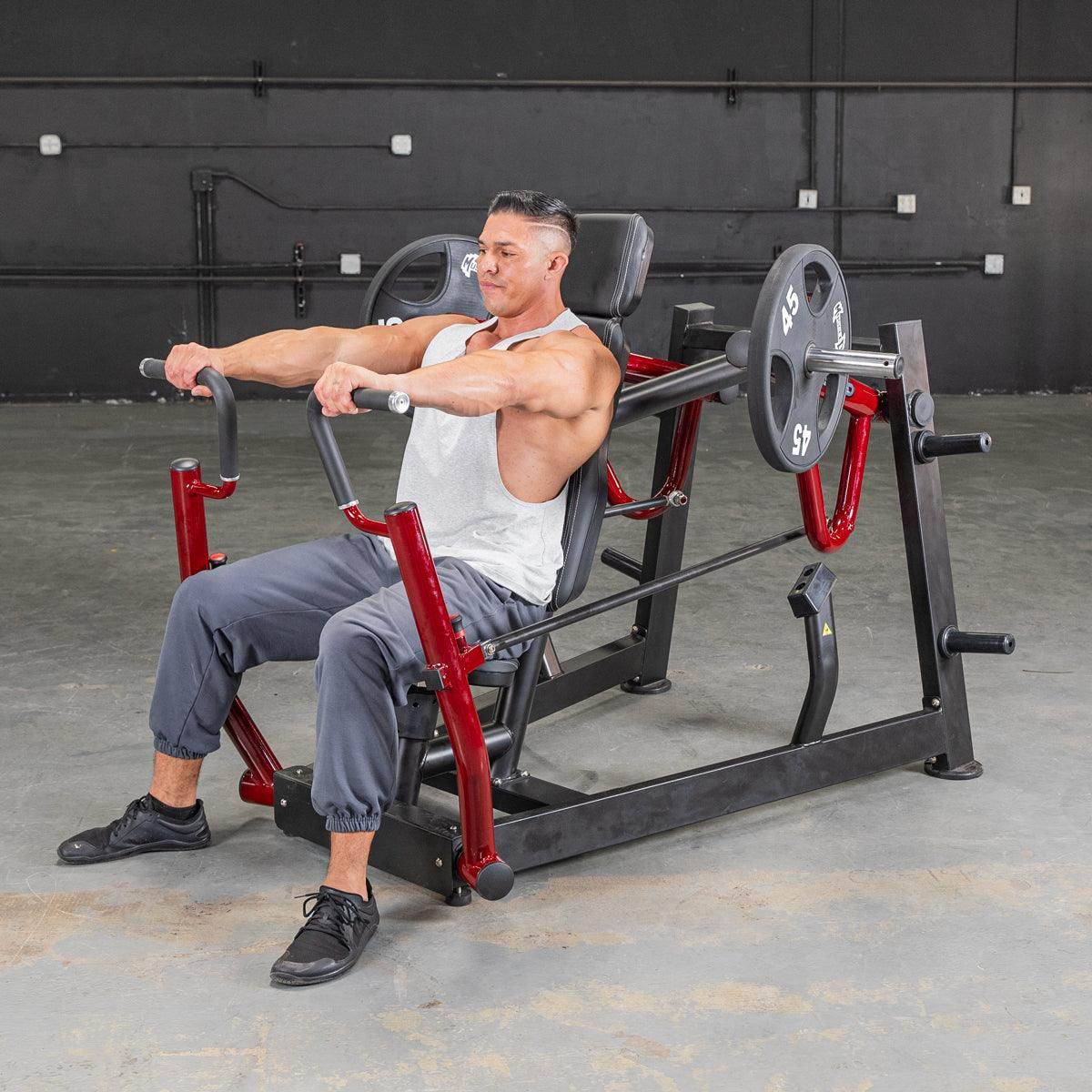 Power Leverage V2 Chest Press - Muscle D Fitness - Machine Horizon Power Leverage V2 Chest Press - Muscle D Fitness - Machine Horizon