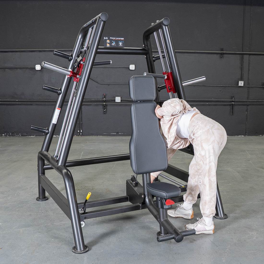Power Leverage V2 Convergent Bench - Muscle D Fitness - Incline, Shoulder Press - Machine Horizon Power Leverage V2 Convergent Bench - Muscle D Fitness - Incline, Shoulder Press - Machine Horizon