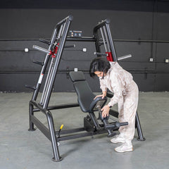 Power Leverage V2 Convergent Bench - Muscle D Fitness - Incline, Shoulder Press - Machine Horizon