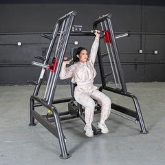 Power Leverage V2 Convergent Bench - Muscle D Fitness - Incline, Shoulder Press - Machine Horizon