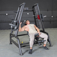 Power Leverage V2 Convergent Bench - Muscle D Fitness - Incline, Shoulder Press - Machine Horizon