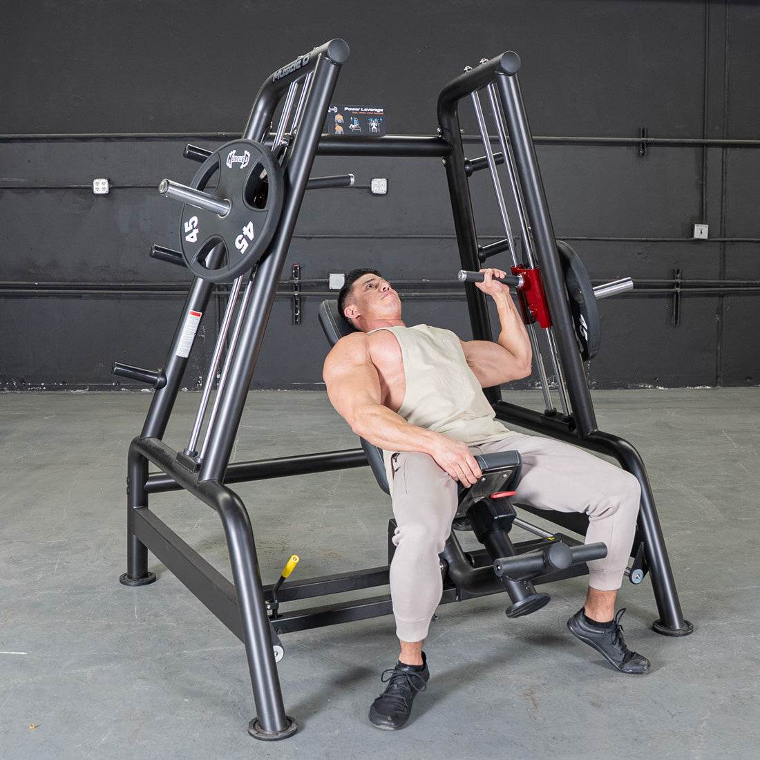 Power Leverage V2 Convergent Bench - Muscle D Fitness - Incline, Shoulder Press - Machine Horizon Power Leverage V2 Convergent Bench - Muscle D Fitness - Incline, Shoulder Press - Machine Horizon