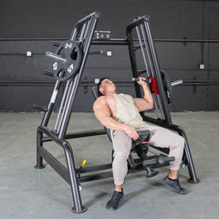 Power Leverage V2 Convergent Bench - Muscle D Fitness - Incline, Shoulder Press - Machine Horizon