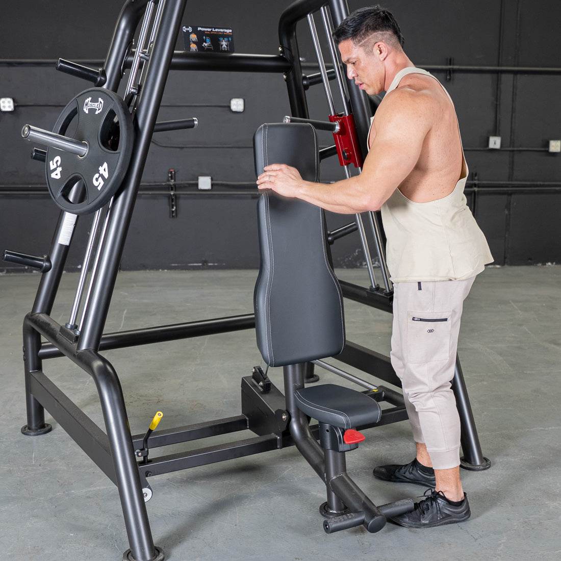 Power Leverage V2 Convergent Bench - Muscle D Fitness - Incline, Shoulder Press - Machine Horizon Power Leverage V2 Convergent Bench - Muscle D Fitness - Incline, Shoulder Press - Machine Horizon