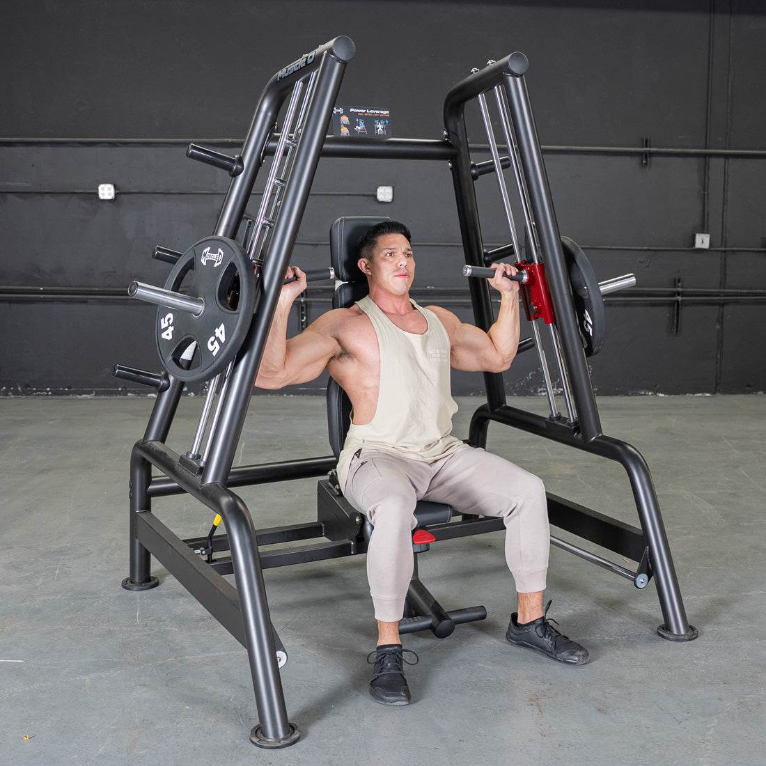 Power Leverage V2 Convergent Bench - Muscle D Fitness - Incline, Shoulder Press - Machine Horizon Power Leverage V2 Convergent Bench - Muscle D Fitness - Incline, Shoulder Press - Machine Horizon