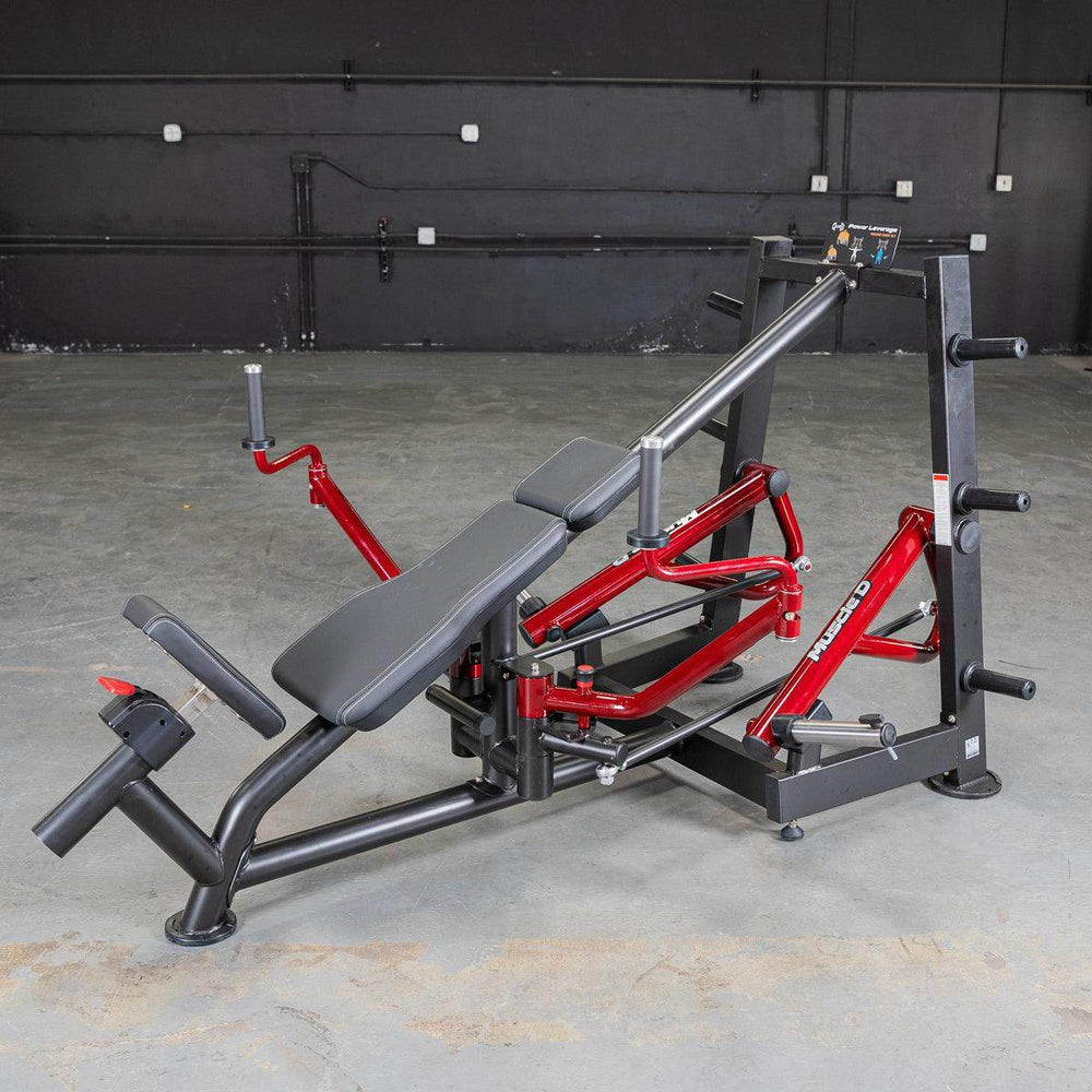 Power Leverage V2 Decline Chest Fly / Most Muscular Machine - Muscle D Fitness - Machine Horizon